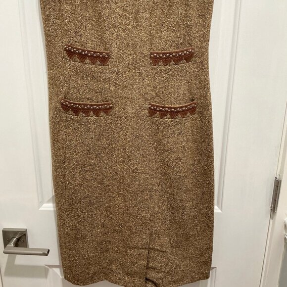 Oscar Dela Renta women's sleeveless Dress, size 4, - Picture 5 of 16